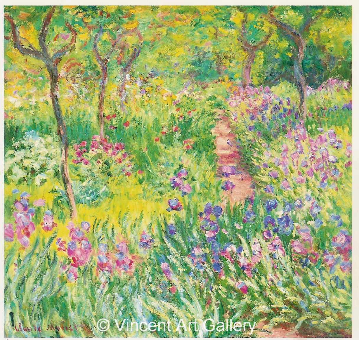 A591, MONET, The Iris Garden at Giverny